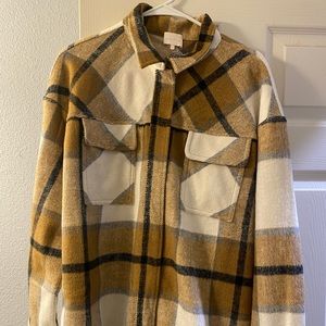 Plaid shacket